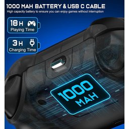 وحدة تحكم لاسلكية مطورة (Switch 2) لأجهزة Nintendo Switch وOLED وLite، وتدعم أيضاً iOS وAndroid واللعب السلكي  (PC). Upgraded Wireless Switch 2 Controller for Nintendo Switch/OLED/Lite Also for iOS/Android, Wired PC Gaming