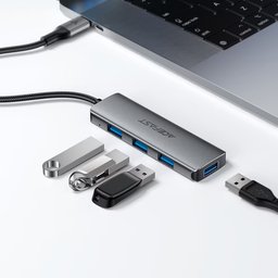 موزع منافذ USB بمنفذ UCB-C مع أربع منفاذ USB ACEFAST J15 ACELINK PRO – USB-C  USB 3.0