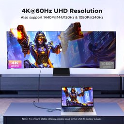 كابل UGREEN بطول 2 متر يدعم دقة 4K وتردد 60 هرتز، من HDMI إلى DP UGREEN 2 Meter 4K 60Hz HDMI to DP Cable