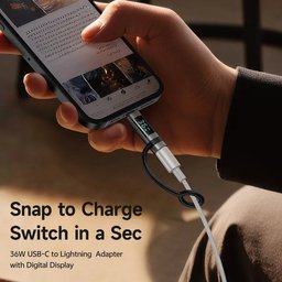 محول Mcdodo OT-2610 من USB-C الى Lightning بقدرة 36W مع شاشة رقمية Mcdodo OT-2610 36W Adapter