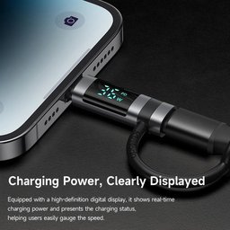 محول Mcdodo OT-2610 من USB-C الى Lightning بقدرة 36W مع شاشة رقمية Mcdodo OT-2610 36W Adapter