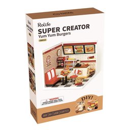 مطعم البرغر اللطيف المصغّر Yum Yum Burger Restaurant Miniature