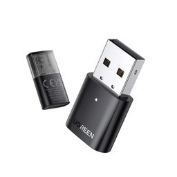 محول بلوتوث UGREEN إصدار 5.0 بمدى 20 متراً UGREEN Bluetooth Adapter 5.0V 20 Meter Range