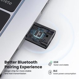 محول بلوتوث UGREEN إصدار 5.0 بمدى 20 متراً UGREEN Bluetooth Adapter 5.0V 20 Meter Range