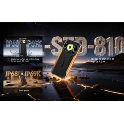 هوت ويف سايبر 17 المدرع Hotwav 17 cyber ضد الماء والغبار والصدمات  (128/6+10) Hotwave Cyber ​​17 Rugged (6+10/128GB).