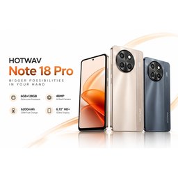 هوت ويف Note 18 pro Hotwav    (128/6+10) Hotwave Note 18 Pro (128GB / 6GB+10GB RAM)