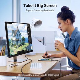 كابل UGREEN من USB Type-C إلى HDMI بدقة 8K وتردد 60 هرتز UGREEN USB Type – C to HDMI 8K 60Hz Cable