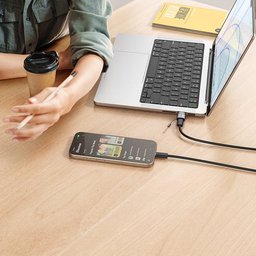 محول OTG Mcdodo OT-7580 من USB-C إلى USB-A 3.0 بسرعة 5Gbps وشحن 18W مع إضاءة وحبل Mcdodo OT-7580 USB-C To USB-A Adapter 18W