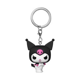 فنكو ميدالية مفاتيح Pocket Pop! Kuromi من Sanrio Funko Pocket Pop! Animation: Sanrio - Kuromi