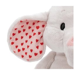 نيسي دمية فيل Love Elephant رمادي فاتح مقاس 32 سم بأطراف متدلية من مجموعة GREEN NICI Love Elephant Light Grey 32cm Dangling Green
