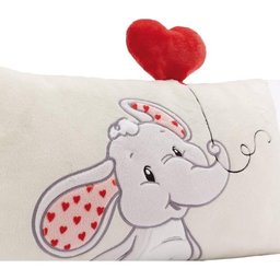 نيسي وسادة فيل Love Elephant مقاس 43x25 سم من مجموعة GREEN NICI Cushion Love Elephant 43X25cm Green