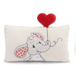 نيسي وسادة فيل Love Elephant مقاس 43x25 سم من مجموعة GREEN NICI Cushion Love Elephant 43X25cm Green