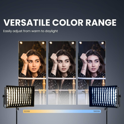 zsyb D1500 Professional Flat Panel LED Video Light Panel with Softbox & Grid zsyb D1500 Professional Flat Panel LED Video Light Panel with Softbox & Grid