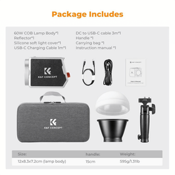 KF34.045 PL-60B 60W COB Photography light KF34.045 PL-60B 60W COB Photography light