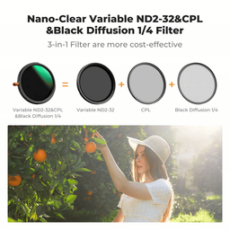 KF01.2070 Nano-C Series 3-in-1 Hybrid Filter (82mm) KF01.2070 Nano-C Series 3-in-1 Hybrid Filter (82mm)