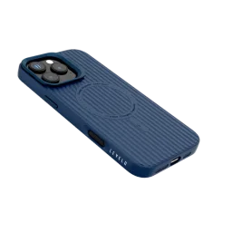 ليڤيلو Livia كفر من سيليكون TPU لهاتف ايفون 16 Pro Max - أزرق Levelo Livia TPU Silicone Case for iPhone 16 Pro Max - Blue