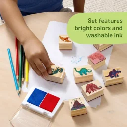 ميليسا آند دوغ مجموعة أختام الديناصورات Melissa & Doug Dinosaur Stamp Set