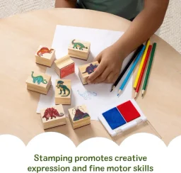 ميليسا آند دوغ مجموعة أختام الديناصورات Melissa & Doug Dinosaur Stamp Set