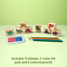 ميليسا آند دوغ مجموعة أختام الديناصورات Melissa & Doug Dinosaur Stamp Set