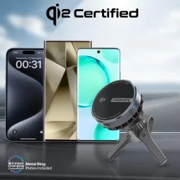 بروميت MagChill-Qi2 حامل شحن لاسلكي Qi2 بقدرة 15W مع تبريد ActiveCool Promate MagChill-Qi2 ActiveCool 15W Qi2 Wireless Smartphone Charger Mount