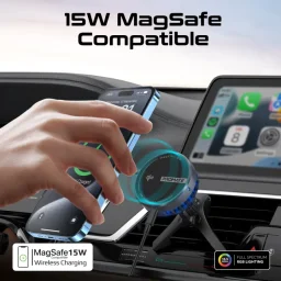 بروميت MagChill-Qi2 حامل شحن لاسلكي Qi2 بقدرة 15W مع تبريد ActiveCool Promate MagChill-Qi2 ActiveCool 15W Qi2 Wireless Smartphone Charger Mount