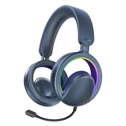 بروميت Novon سماعة لاسلكية بتصميم مفتوح وميكروفون قابل للفصل - أزرق Promate Novon High-Fidelity Open Ear Wireless Over-Ear Headphones with Detachable Mic