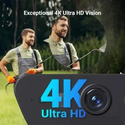 كاميرا مراقبة لاسلكية ببطارية وطاقة شمسية إيزفيز CB5 بدقة 4K EZVIZ CB5 4K (8MP) Smart Home Solar Battery Wi-Fi Camera with Built-in 1.4W Solar Panel, 10,400mAh