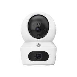 كاميرا EZVIZ H7C بعدستين مع حركة أفقية وعمودية Wi-Fi بدقة 2K ورؤية بانورامية 360 درجة مع دعم بطاقة MicroSD EZVIZ H7c Dual 2K+ + 2K+ (4MP+4MP) Dual-Lens Pan & Tilt Wi-Fi Camera