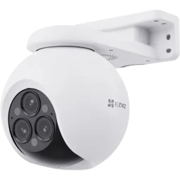 كاميرا EZVIZ H80f ثلاثية العدسات بدقة 4 ميجابكسل ×3 تعمل بالواي فاي مع حركة أفقية وعمودية EZVIZ H80f Multi Triple-Lens 2K+ (4MP x 3) Pan & Tilt Outdoor Wi-Fi Camera