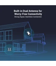 كاميرا مراقبة خارجية EZVIZ H3c بدقة 5 ميجابكسل 2K تعمل بالواي فاي للمنزل EZVIZ H3c 3K (5MP) Outdoor Wi-Fi Security Camera, 2.8mm