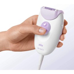 آلة إزالة الشعر براون سيلك ابيل 3 الأصلية للبشرة الناعمة Braun Silk-épil 3 Epilator for Long-Lasting Smooth Skin