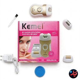 ماكينة إزالة الشعر والعناية الشخصية نسائية 4 في 1 كيمي KM-519A Kemei KM-519A 4-in-1 Women's Epilator and Personal Care Machine