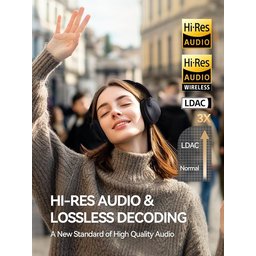 سماعات الرأس 1MORE SonoFlow Pro فوق الأذن مع خاصية إلغاء الضوضاء 1MORE SonoFlow Pro Noise Cancelling Over Ear Headphones