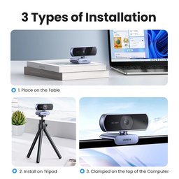 كاميرا ويب UGREEN بدقة HD 1080P UGREEN HD 1080P Web Camera
