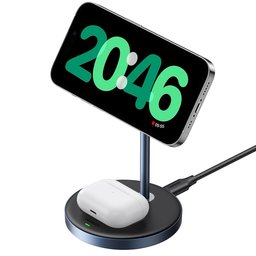 حامل شاحن لاسلكي مغناطيسي 2 في 1 من UGREEN UGREEN 2-in-1 Wireless Charger