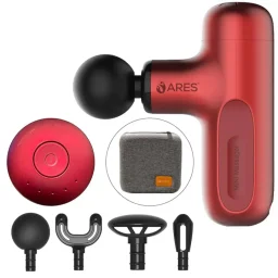 اريس iCute جهاز مساج بالمسدس – أحمر ARES iCute Gun Massager - Red