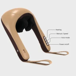 اريس uNeck جهاز مساج ثلاثي الأبعاد للرقبة والكتف – بني ARES uNeck 3D Neck shoulder massager (Brown)