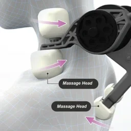 اريس uNeck جهاز مساج ثلاثي الأبعاد للرقبة والكتف – بني ARES uNeck 3D Neck shoulder massager (Brown)