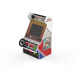مشغل الألعاب My Arcade Pole Position Racing: جهاز ألعاب أركيد صغير ريترو مع لعبتين وتحكمات سباق حقيقية My Arcade Pole Position Racing Player: Retro Mini Arcade Game Console with 2 Games, Real Racing Controls,