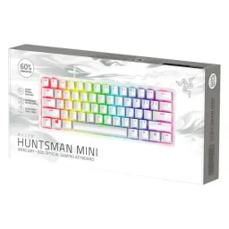 رايزر Huntsman Mini كيبورد – إصدار Mercury RAZER Huntsman Mini - Mercury Ed. (Purple Switch)