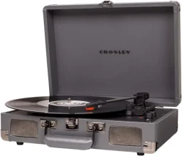 كروسلي Cruiser Deluxe مشغل أسطوانات – رمادي داكن (Slate) Crosley Cruiser Deluxe - Slate