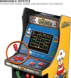 جهاز ألعاب ماي آركيد DGUNL‑3203 – ميني بلاير لعبة برجر تايم My Arcade DGUNL-3203 Burger Time Micro Player Retro Arcade Machine - 6 Inch