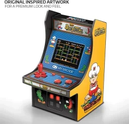 جهاز ألعاب ماي آركيد DGUNL‑3203 – ميني بلاير لعبة برجر تايم My Arcade DGUNL-3203 Burger Time Micro Player Retro Arcade Machine - 6 Inch