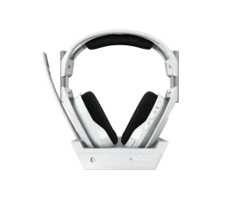 سماعة رأس لاسلكية لوجيتك أسترو A50 X بتقنية LIGHTSPEED – أبيض مع قاعدة الشحن Logitech Astro A50 X Lightspeed Wireless Headset White + Basestation