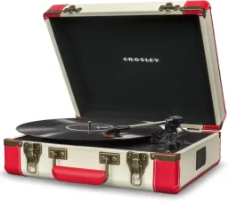 كروسلي مشغل أسطوانات بلوتوث فاخر Executive – أحمر Crosley Bluetooth  Deluxe Executive  - Red