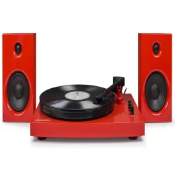 كروسلي T100 مشغل أسطوانات – أحمر Crosley T100 Turntable - Red