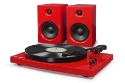 كروسلي T100 مشغل أسطوانات – أحمر Crosley T100 Turntable - Red