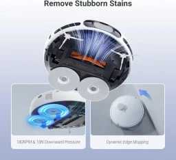مكنسة روبوتية من EZVIZ RS20 Pro تجمع بين الكنس والمسح EZVIZ RS20 Pro Robot Vacuum & Mop Combo with All-in-One Multi-Station
