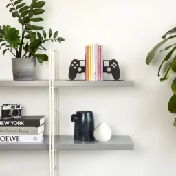 حامل ألعاب فيديو بالفي – جويباد، باللون الأسود، معدن Balvi Videogame holder,Joypad,black,metal