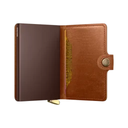 محفظة سيكريد صغيرة بنقش خطوط – لون كونياك Secrid Miniwallet Emboss Lines
MEl-Cognac+